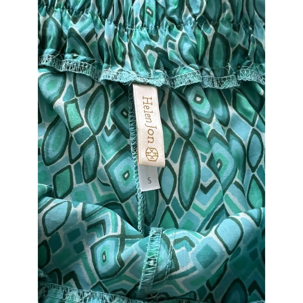 Helen Jon Wide Leg Pull On Boho Pants Sz S Art To Wear Travel Wear Chic Summer - Picture 5 of 7
